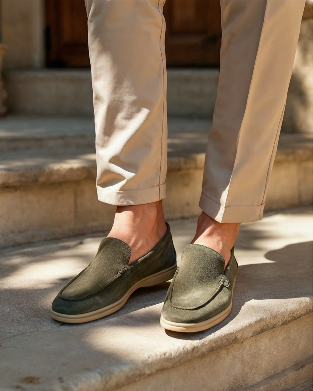 Marco | Mocassini Uomo in Camoscio Premium, Scarpe Slip-On Eleganti Old Money