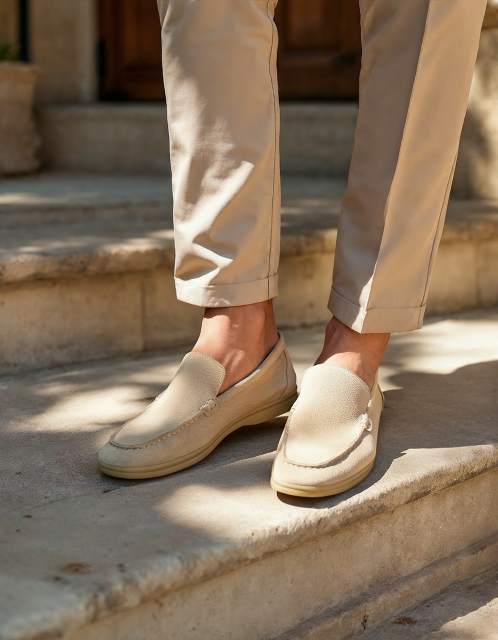 Marco | Mocassini Uomo in Camoscio Premium, Scarpe Slip-On Eleganti Old Money