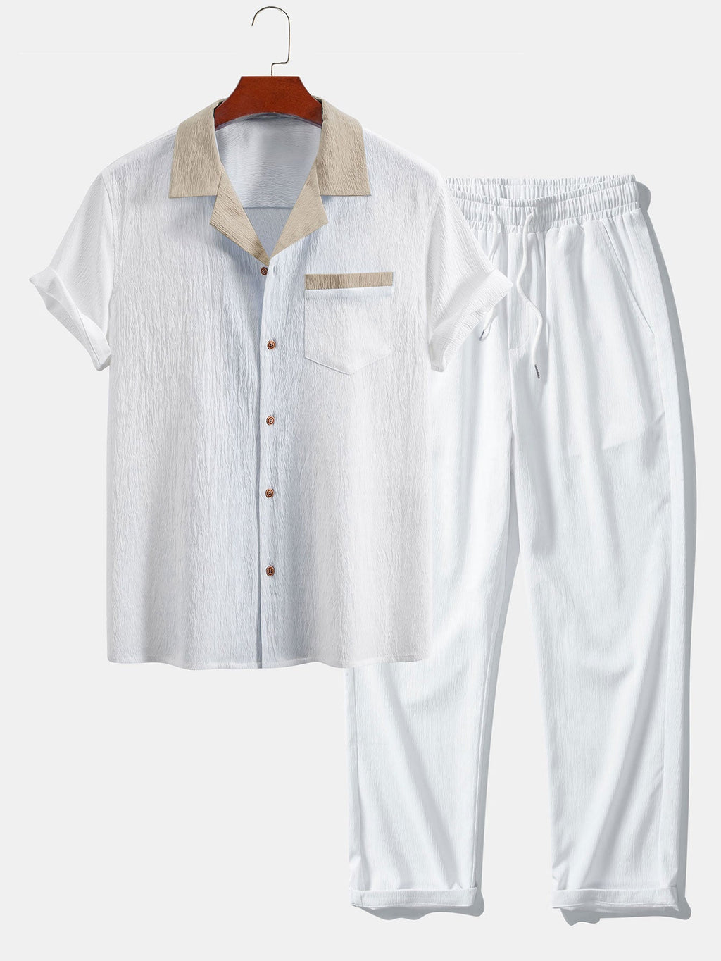 Set in Lino Camicia Sartoriale e Pantalone Old Money