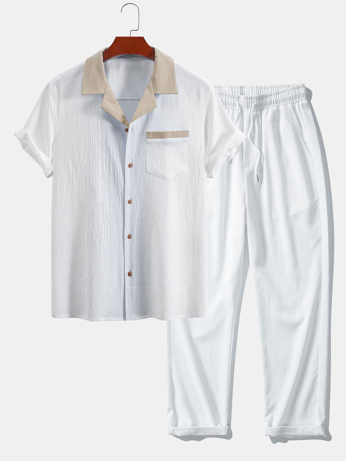 Set in Lino Camicia Sartoriale e Pantalone Old Money