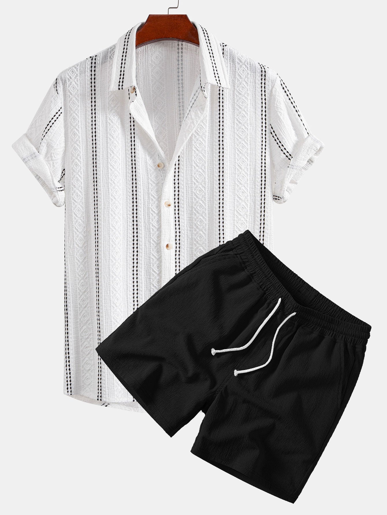 Set Resort Blouse met Details en Old Money Broek