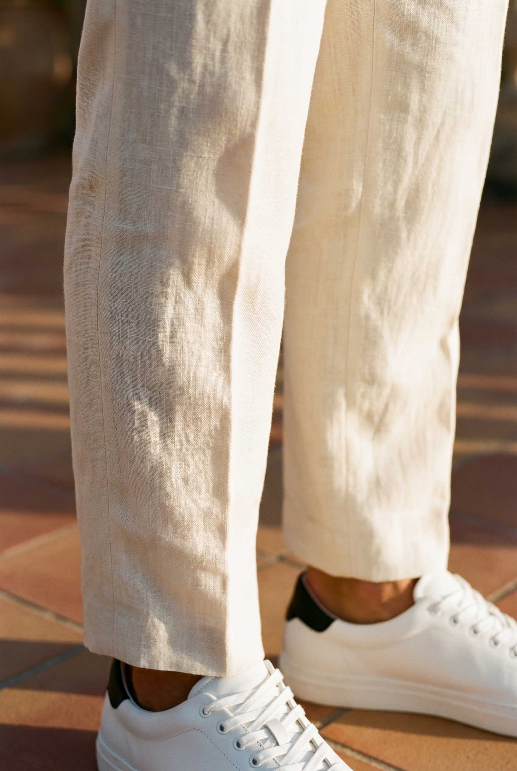 Pantaloni in Lino 100% Business Casual