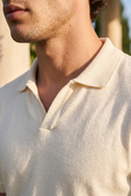 Polo con Struttura in Lana Old Money