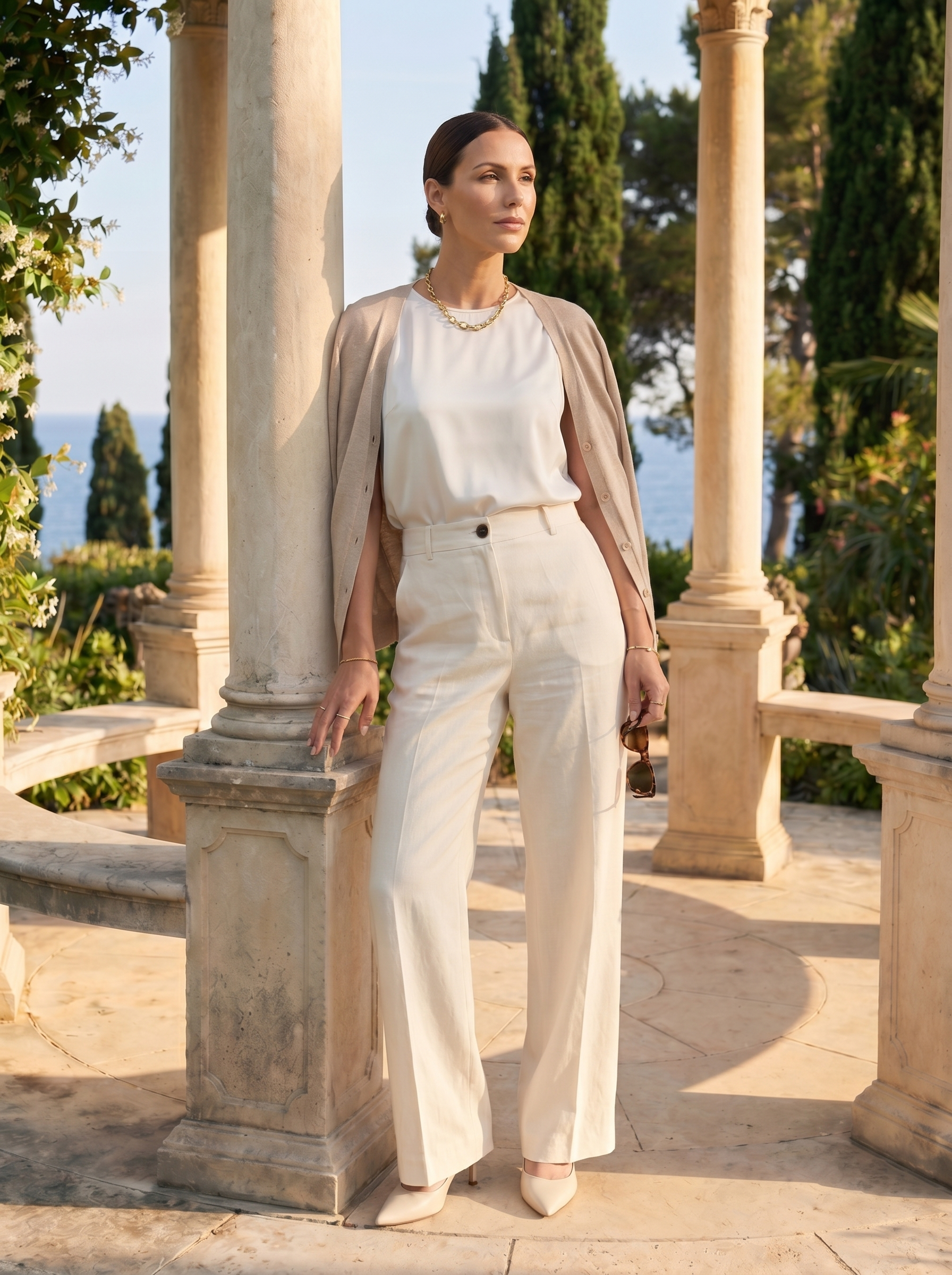 High Waist Old Money Broek