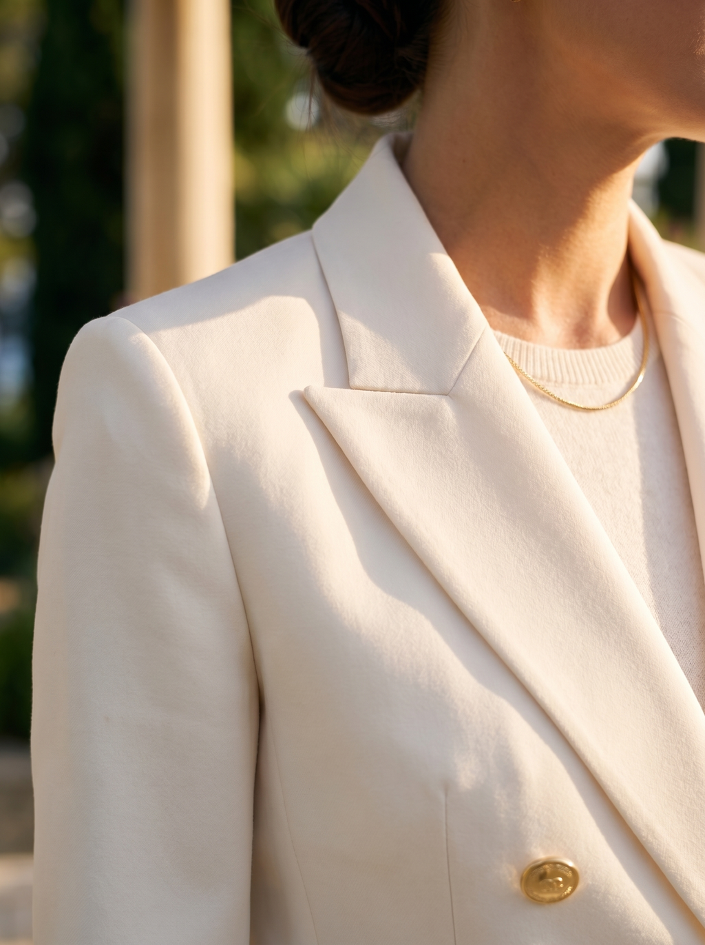 Blazer Doppio Petto Elegante Chic da Donna