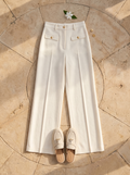 Smart Luxury broek met wijde pijpen voor dagelijks gebruik
