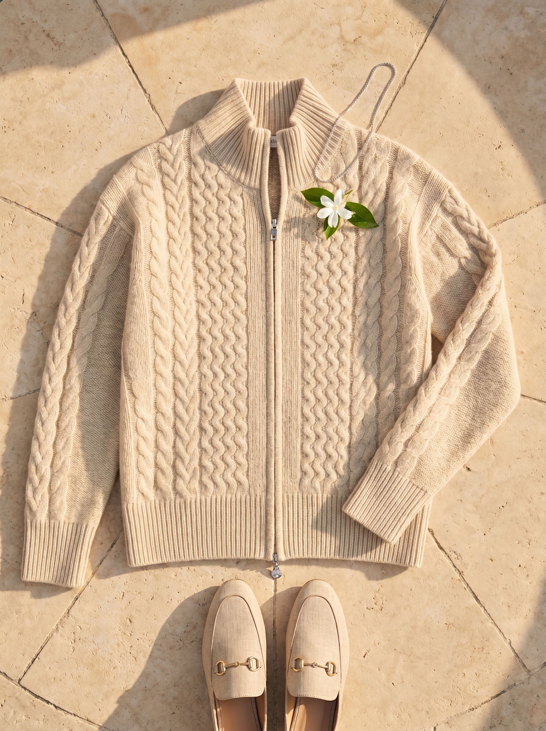 Warme en Luxueuze Gebreide Wollen Cardigan