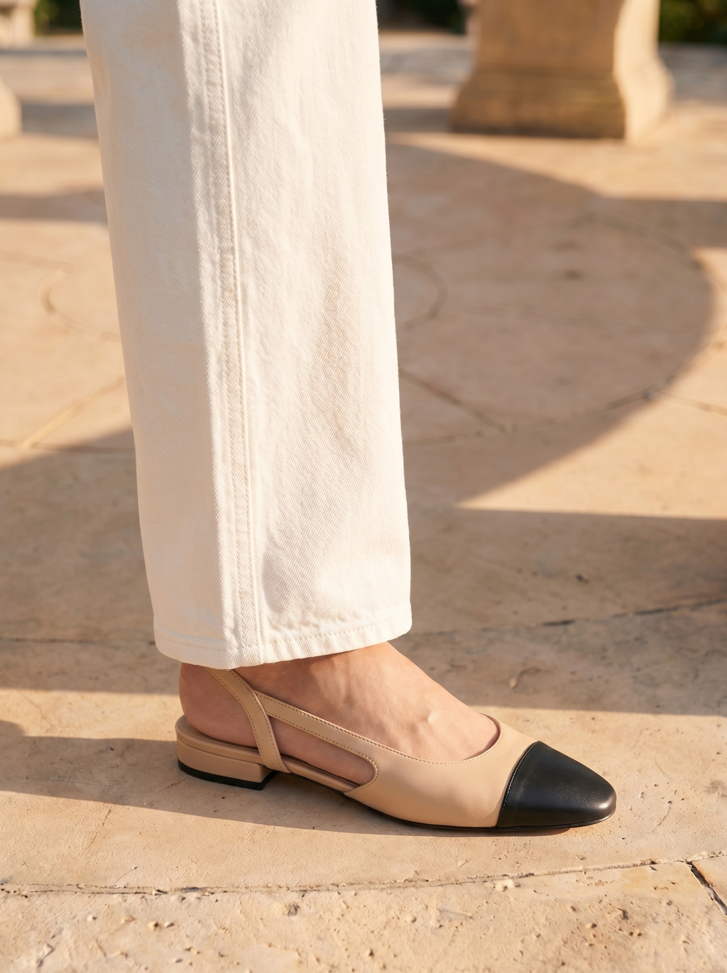Premium denim broek met elegante zakken