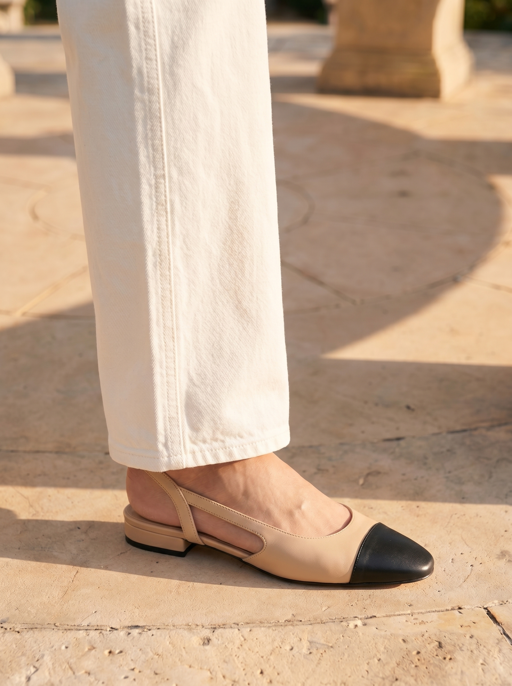 Premium denim broek met elegante zakken