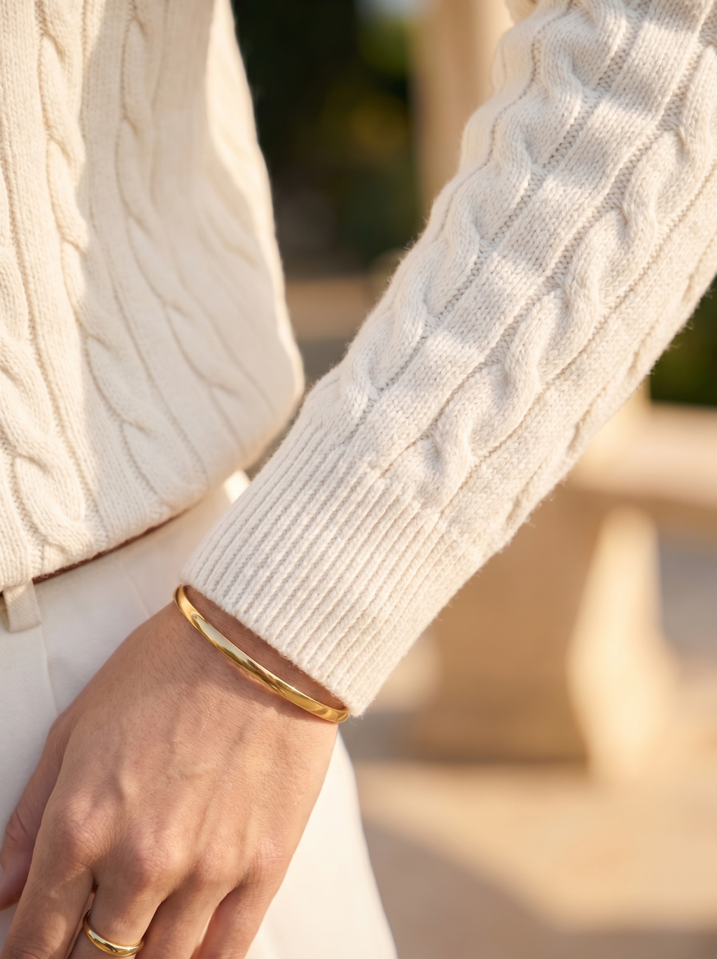 Maglione a Trecce Premium Smart Luxury da Donna