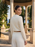 Maglione a Trecce Premium Smart Luxury da Donna