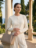 Cardigan Corto di Base in Lana Smart Luxury