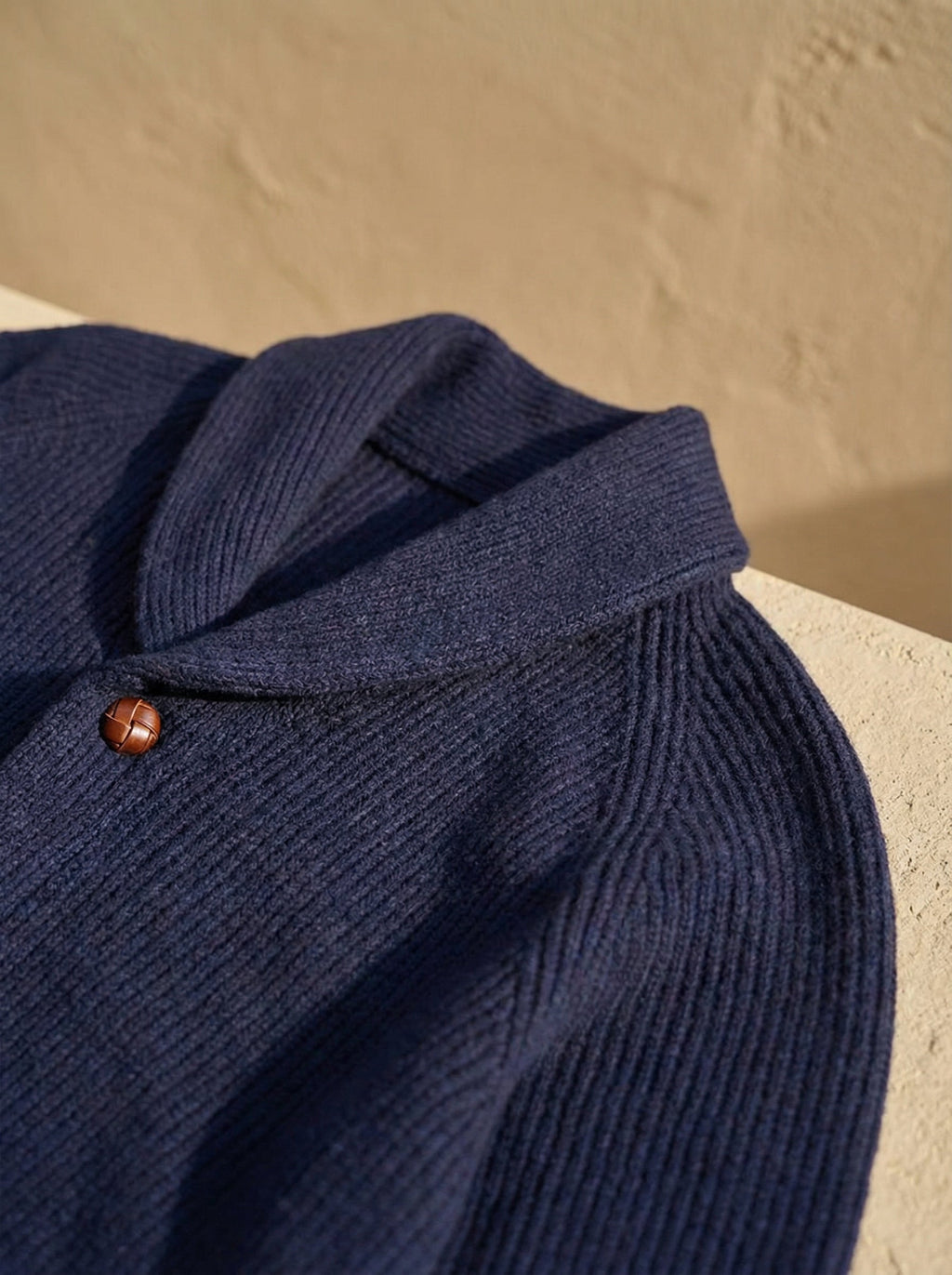 Cardigan met sjaalkraag voor outdooractiviteiten - Smart Luxury