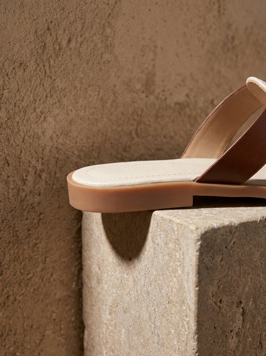 Sandali Slip-On Leggeri Tinta Unita Old Money