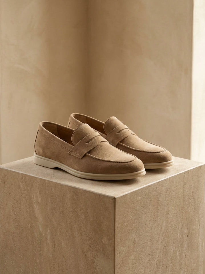 Scarpe Flat Slip-On con Punta Chiusa Old Money