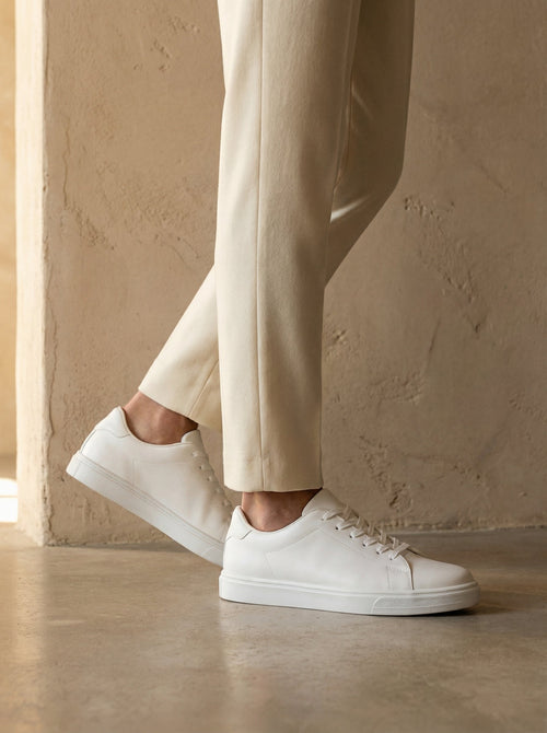 Antonio | Sneakers Uomo, Scarpe da Ginnastica Classiche Tinta Unita Old Money