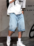 Shorts a Gamba Larga Lunghezza al Ginocchio vista laterale