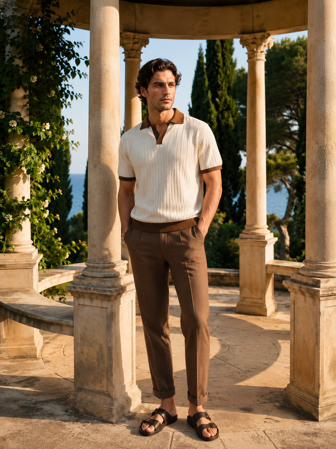 Set Polo e Pantalone Coordinato Old Money