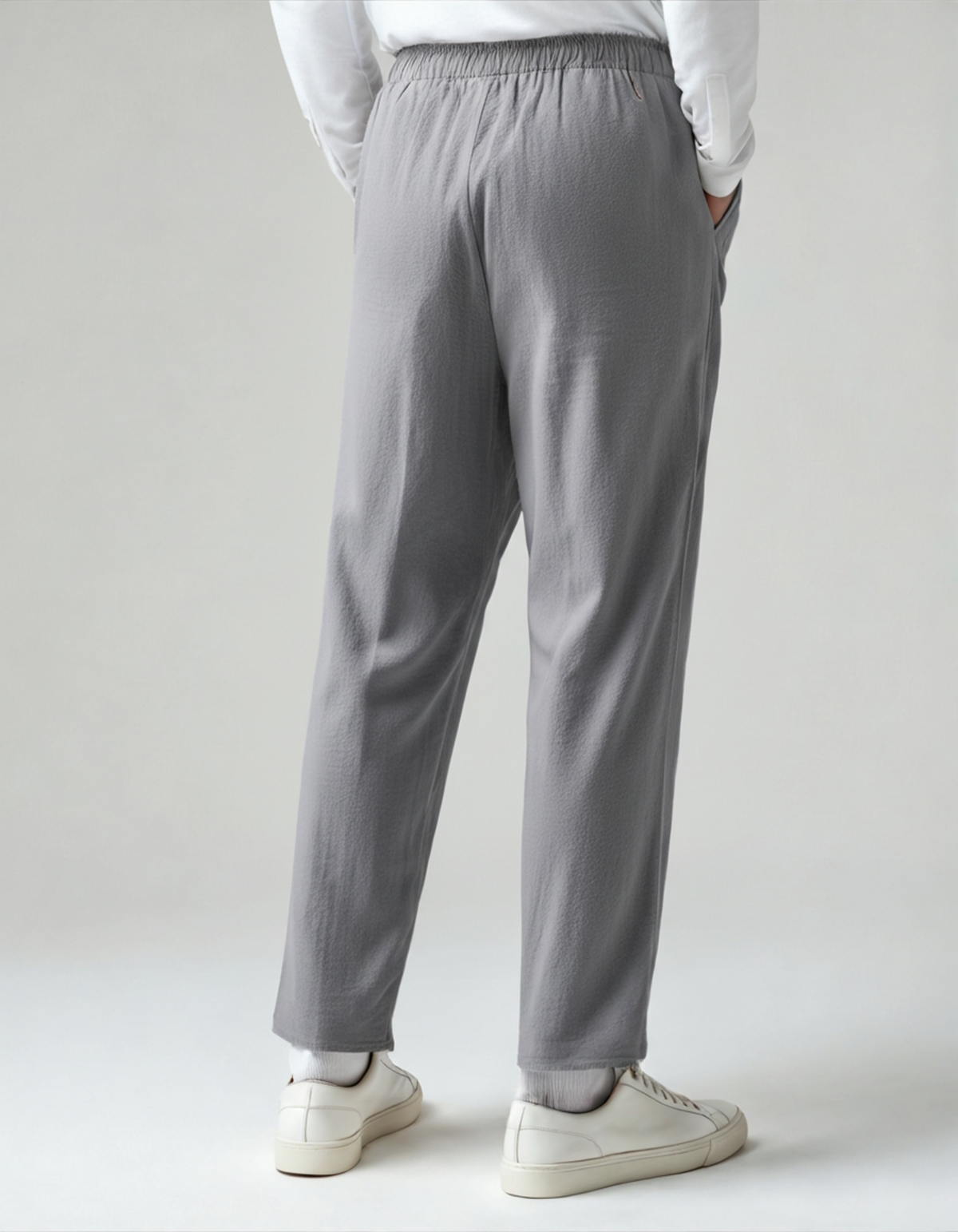 Davide | Pantaloni Uomo in Lino, Pantaloni Estivi Leggeri Old Money