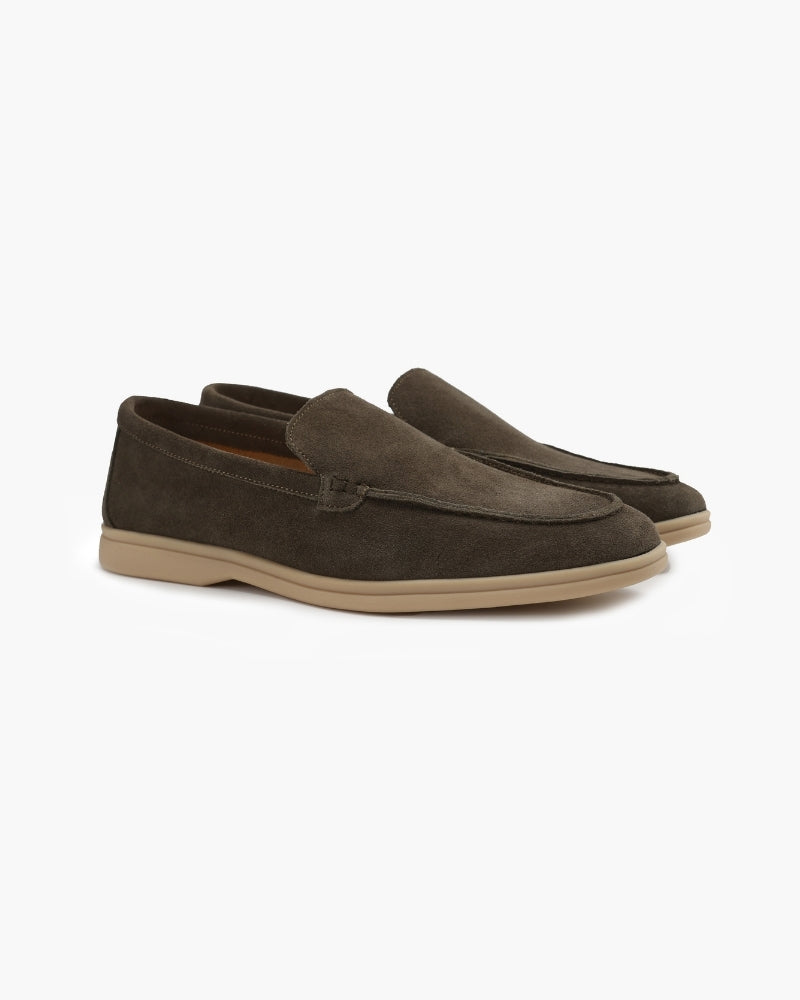 Marco | Mocassini Uomo in Camoscio Premium, Scarpe Slip-On Eleganti Old Money
